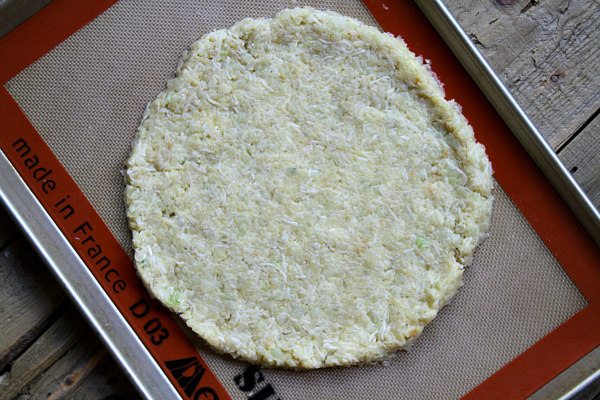 making Cauliflower Crust 
