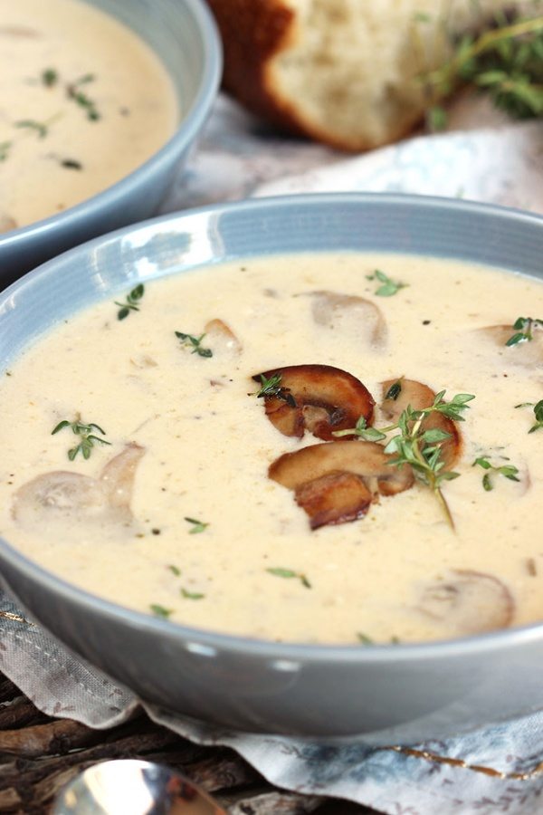 Cream of Mushroom Soup Recipe | RecipeGirl.com