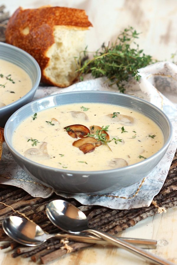 Cream of Mushroom Soup Recipe | RecipeGirl.com