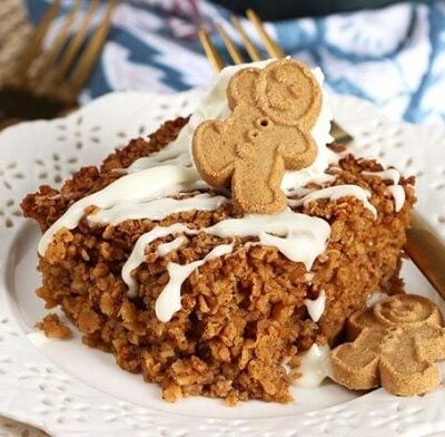 Gingerbread Baked Oatmeal from TheSuburbanSoapbox.com