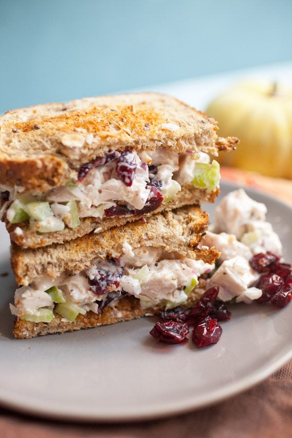 Leftover Turkey Salad Sandwiches recipe - by RecipeGirl.com