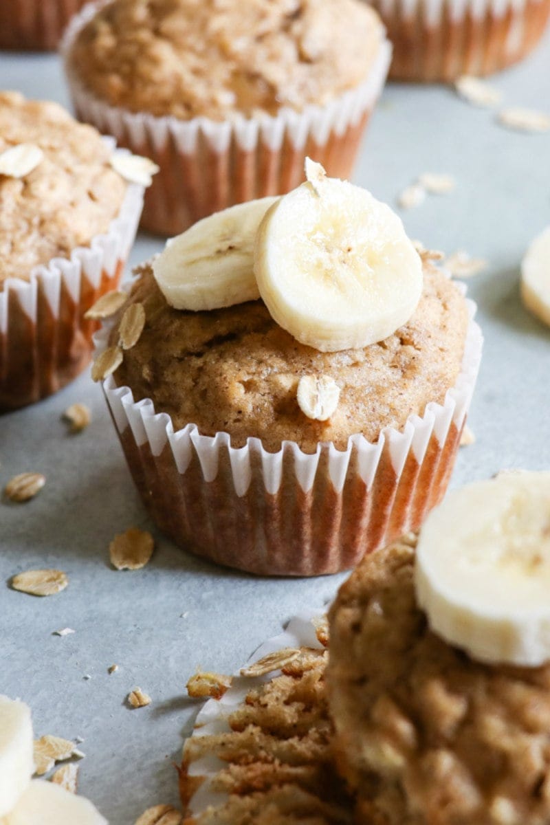 Bananas and Banana Oat Muffins