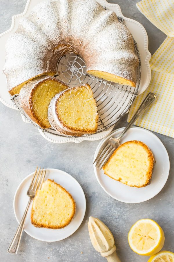 Lemon Pound Cake Bundt recipe by RecipeGirl.com