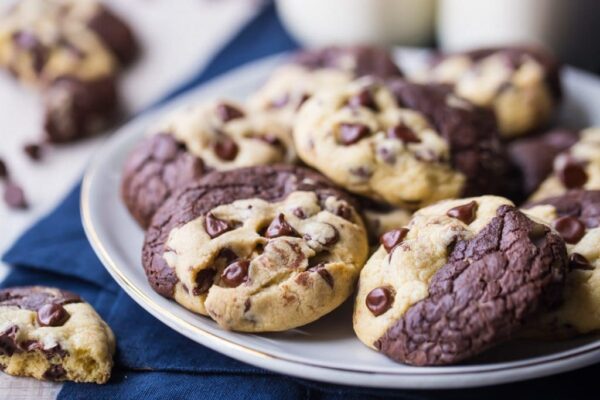 Brookie Cookie recipe from RecipeGirl.com