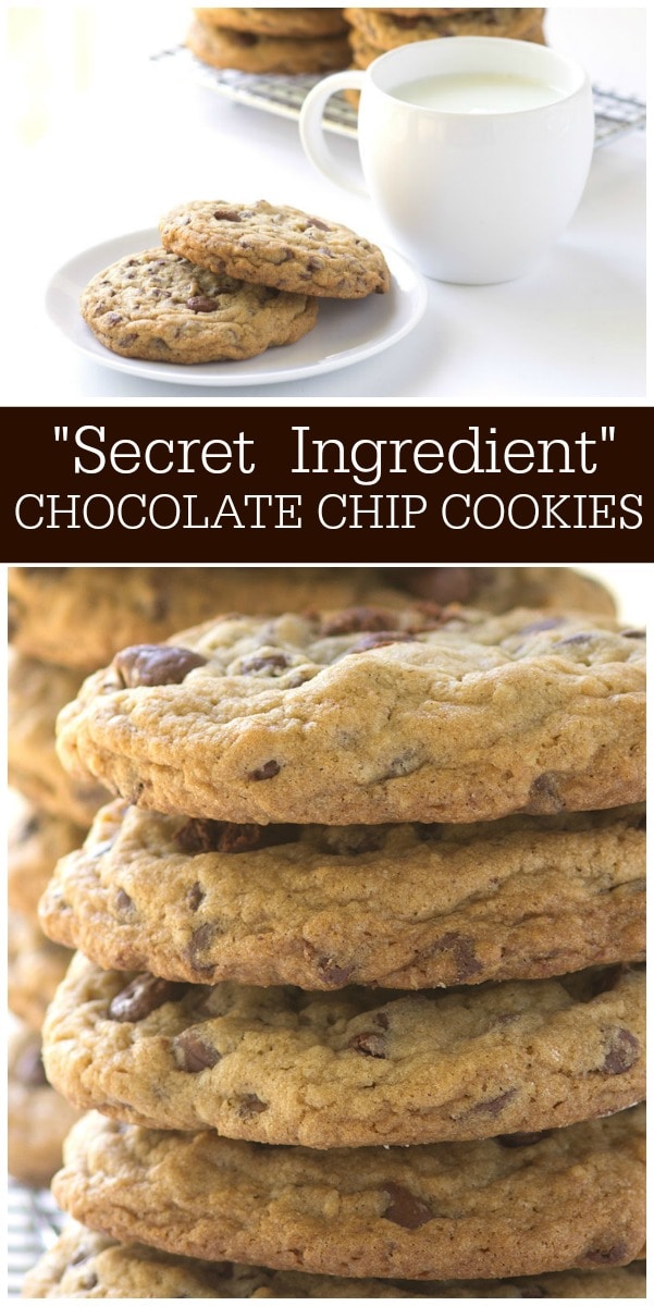 secret ingredient chocolate chip cookies