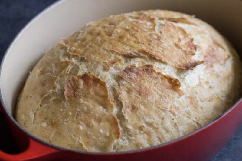 Dutch Oven Bread just out of the oven