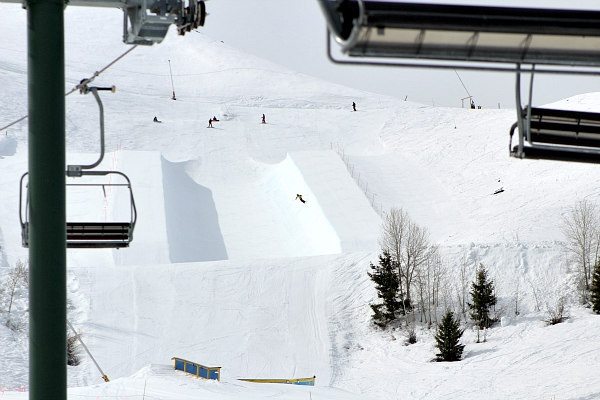 Dollar Mountain Terrain Park in Sun Valley, Idaho