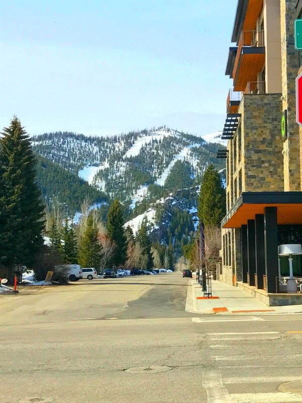 View of Bald Mountain in Sun Valley, Idaho