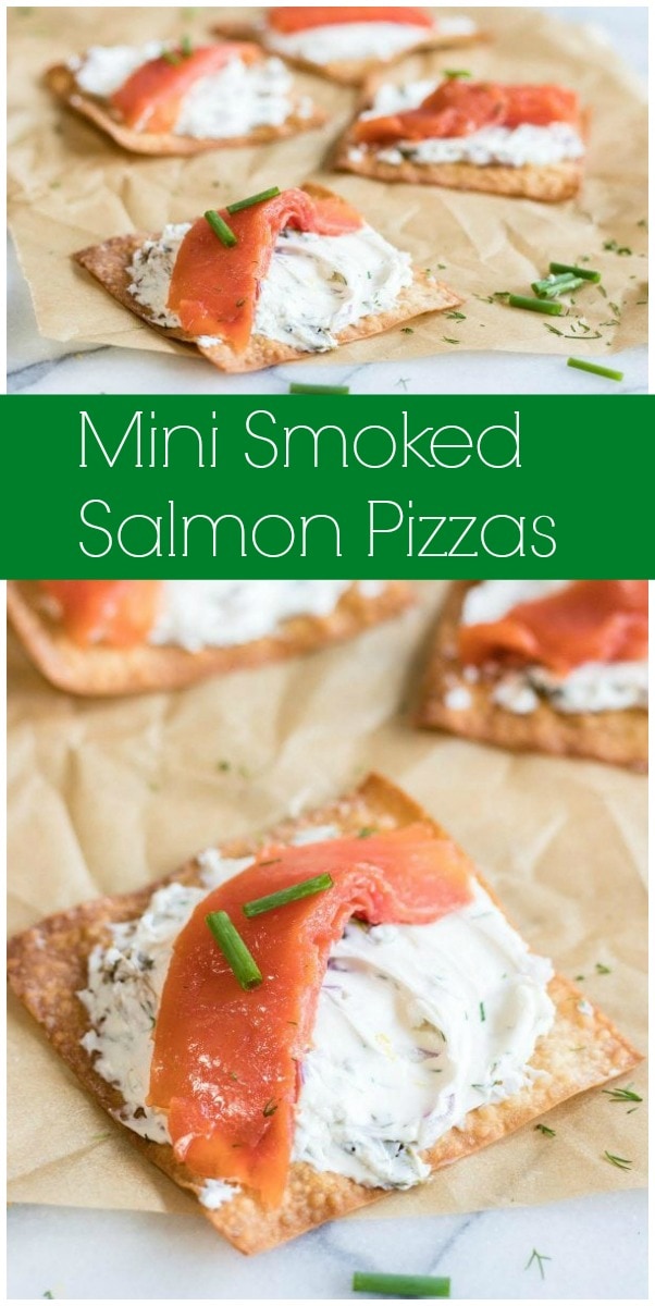 Mini Smoked Salmon Pizzas - Recipe Girl