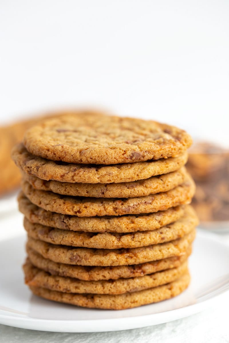 stack of Butterfinger Cookies