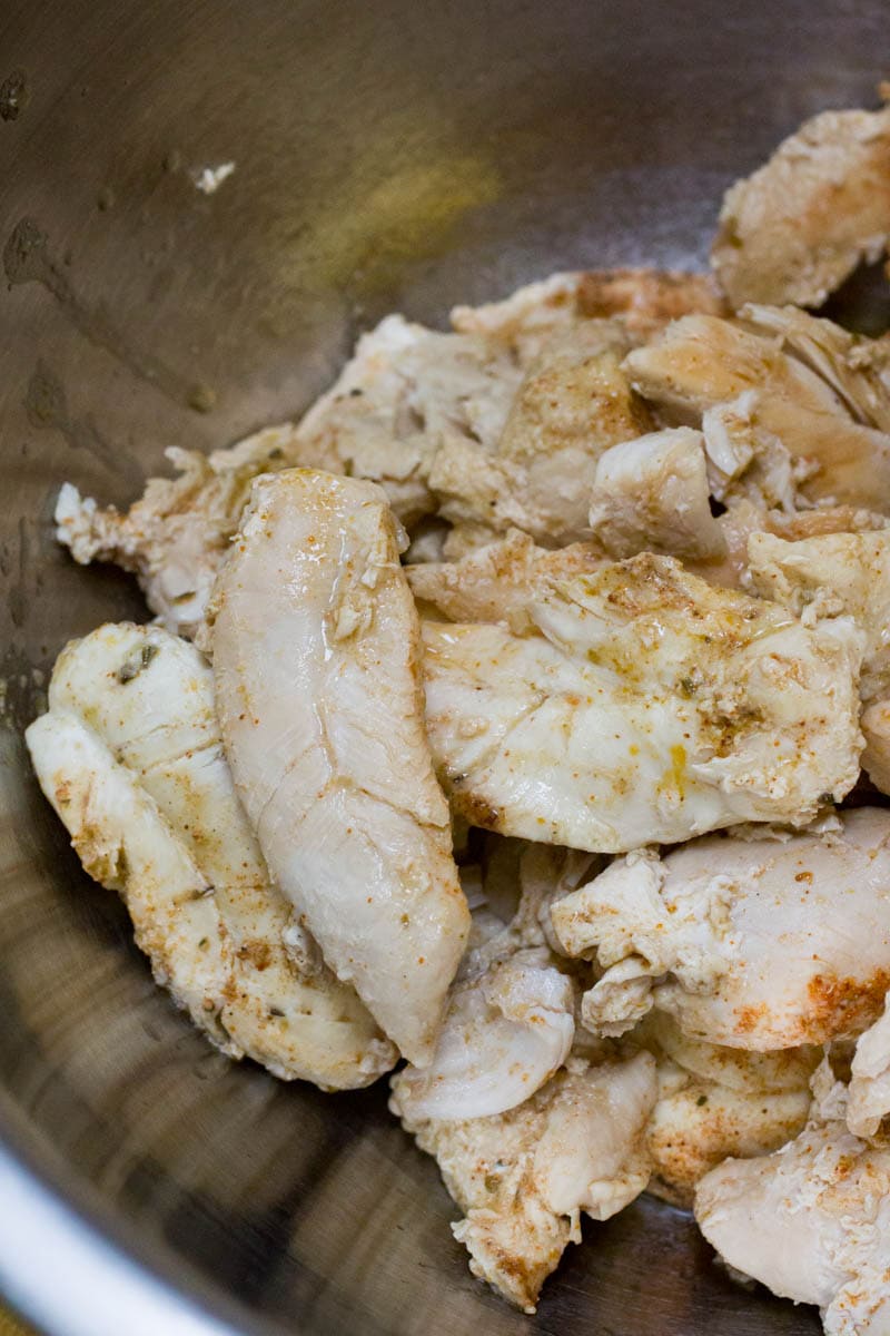 Instant Pot Salsa Verde Chicken Enchilada Casserole Recipe Girl