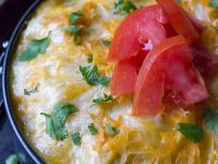 Instant Pot Green Chicken Enchilada Casserole