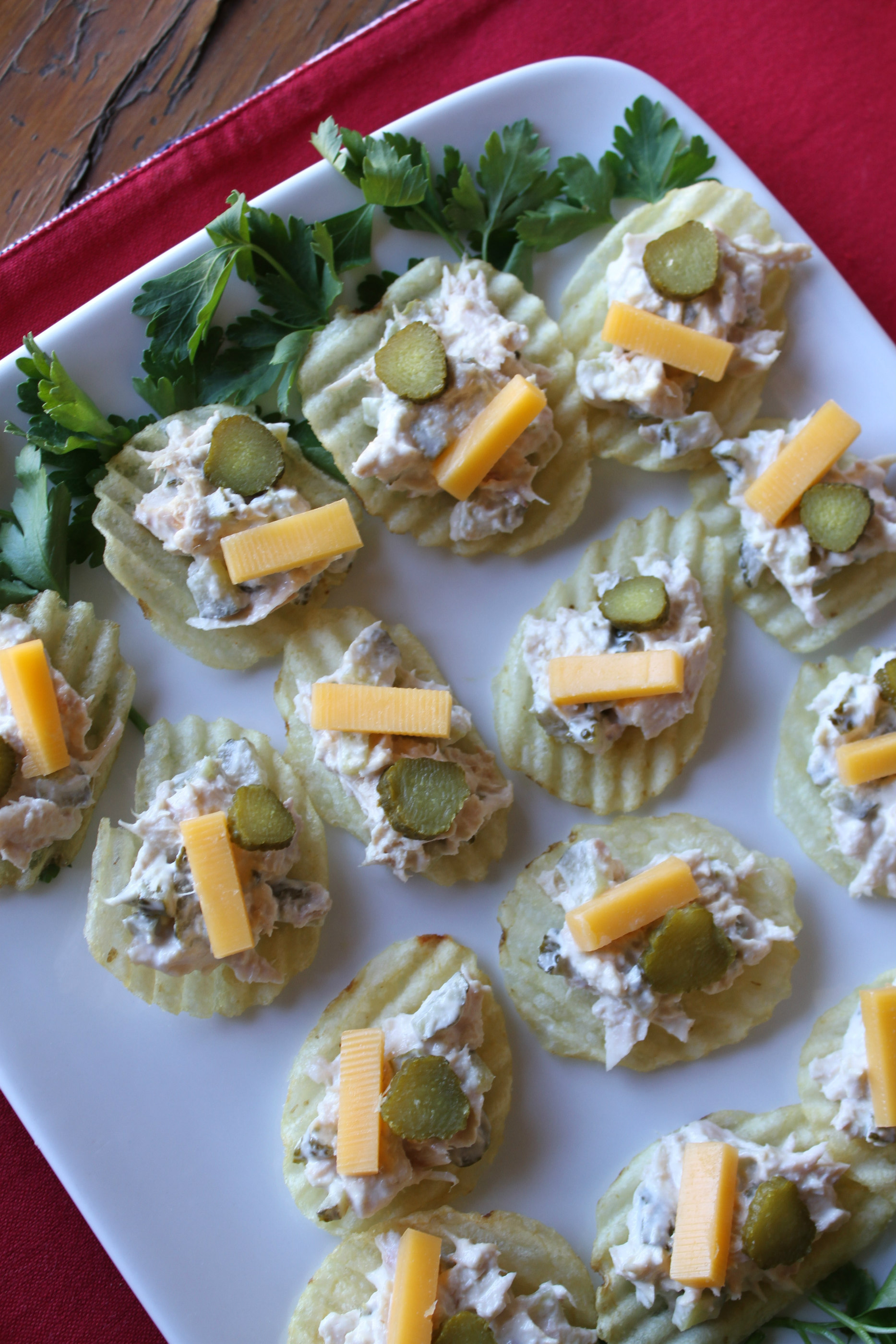 Potato Chip Bruschetta Recipe Girl