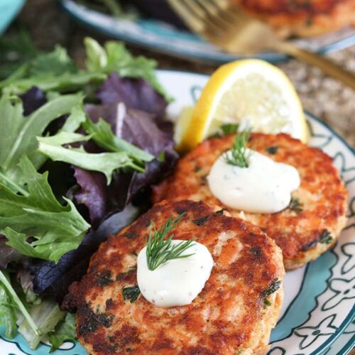 Easy Salmon Cakes Recipe - RecipeGirl