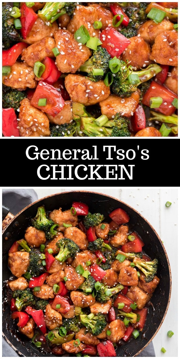 General Tso's Chicken recipe from RecipeGirl.com #asian #stirfry #chicken #recipe #RecipeGirl
