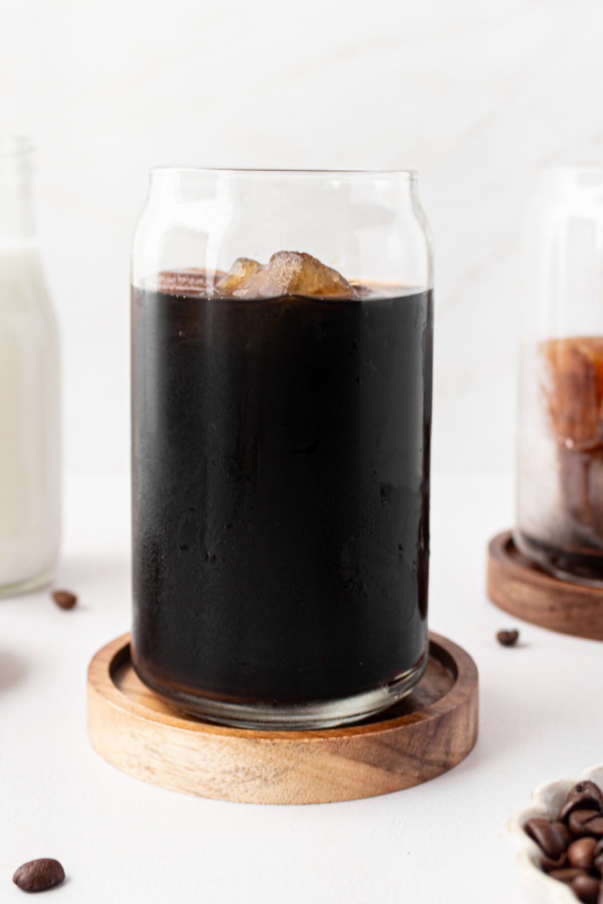 Best Iced Coffee Recipe from RecipeGirl.com : how to make iced coffee iced coffee in glass