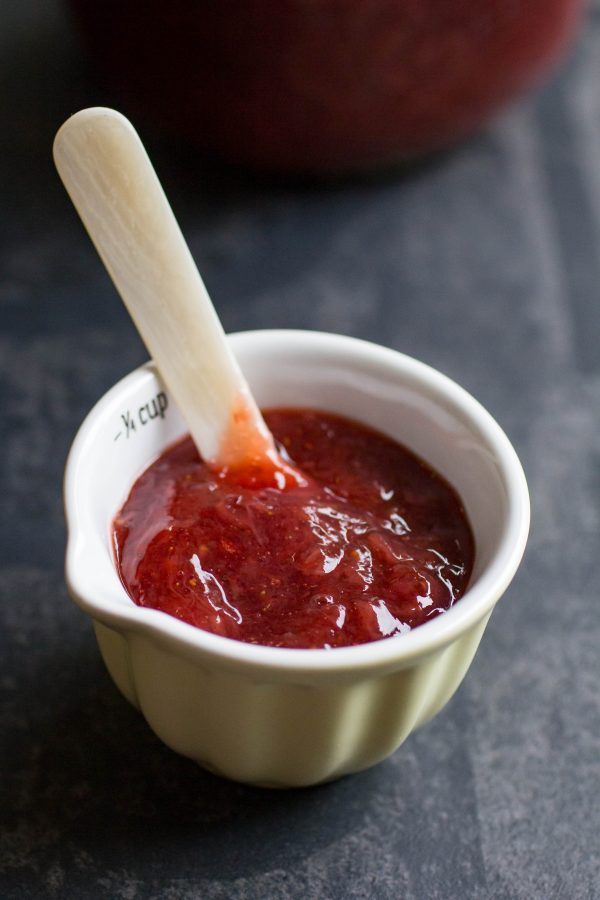 Bowl of Instant Pot Strawberry Jam