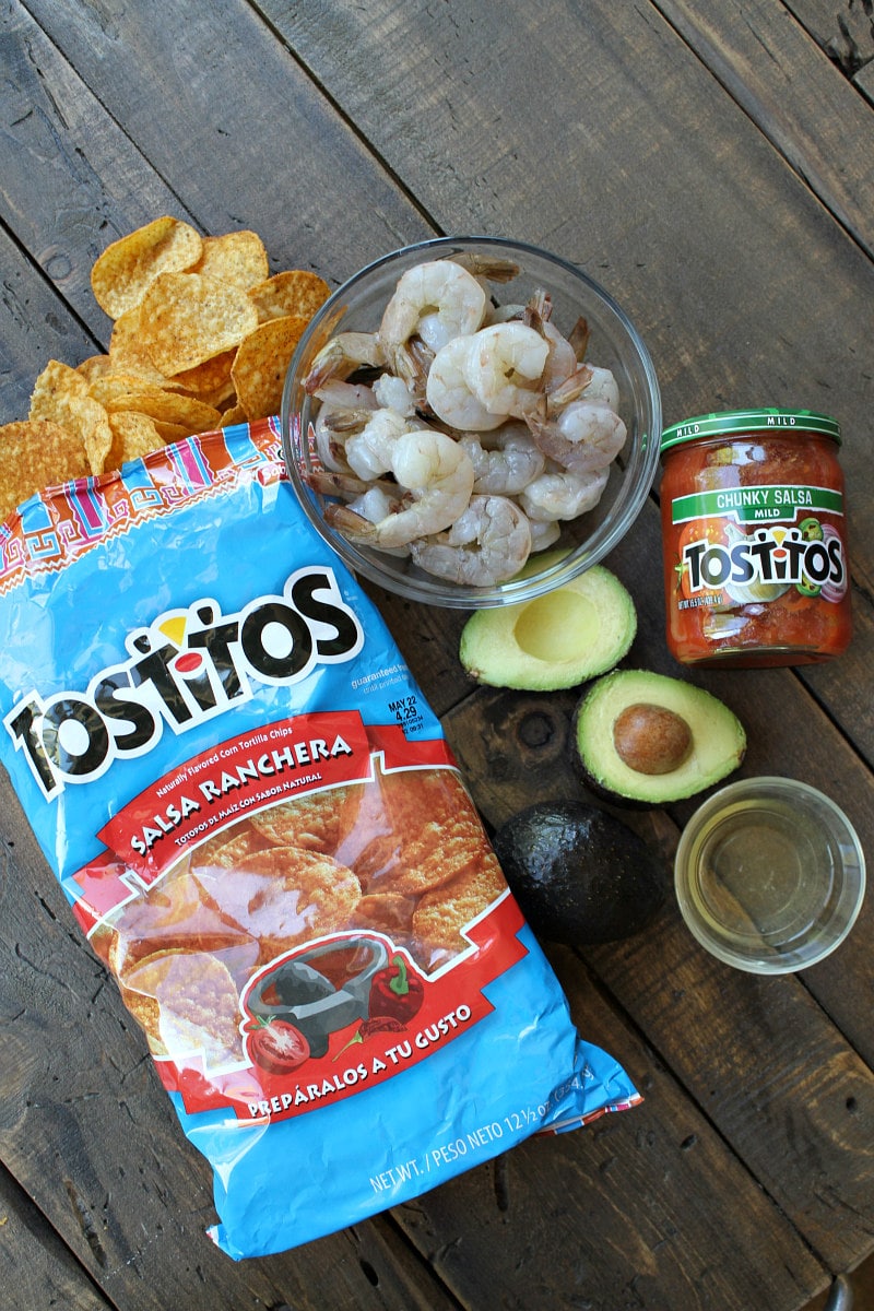 ingredients for Crispy Baked Salsa Ranchera Shrimp