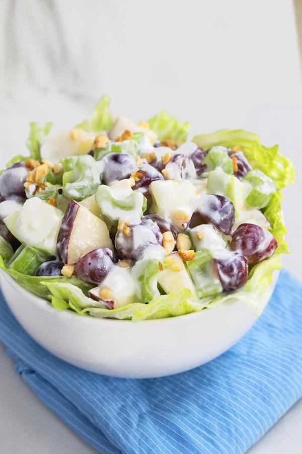 bowl of Waldorf Salad