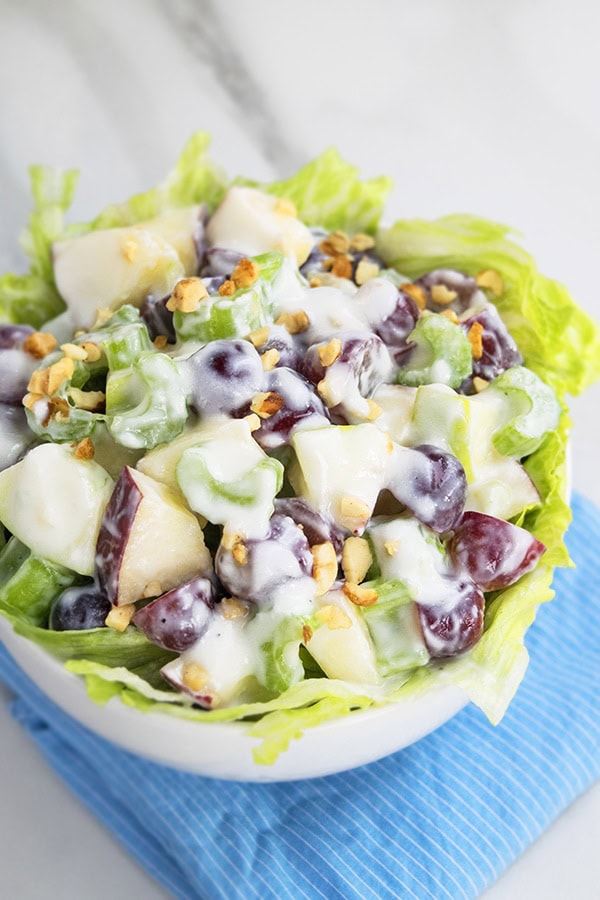 Waldorf Salad in Lettuce Cup