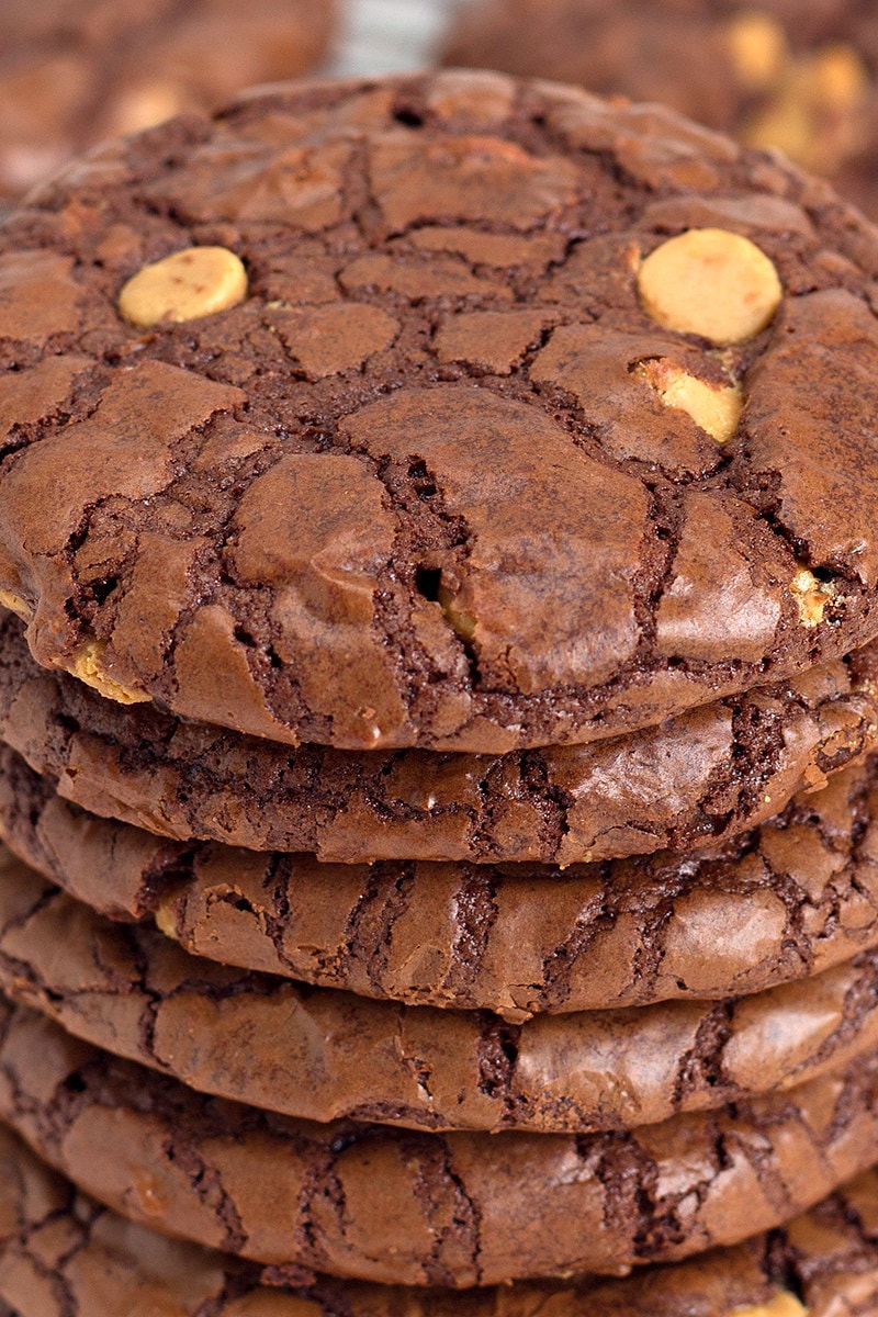 stack of Chocolate Wows cookies