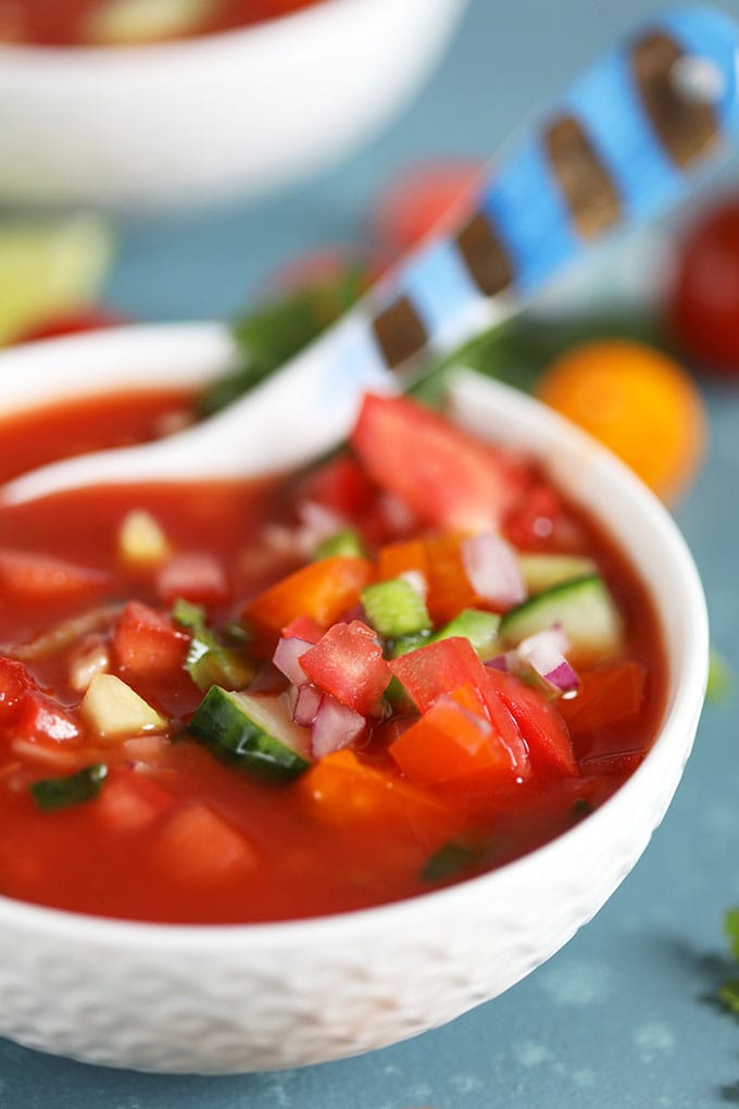 Easy Gazpacho Recipe - RecipeGirl