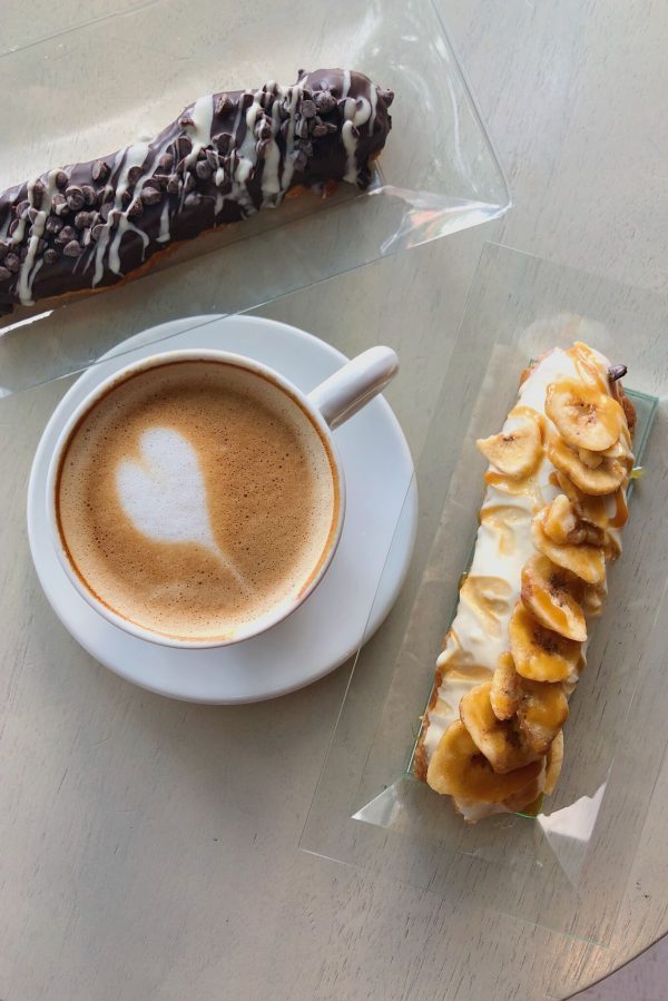 Eclairs and Coffee at Le Méridien Hotel, New Orleans