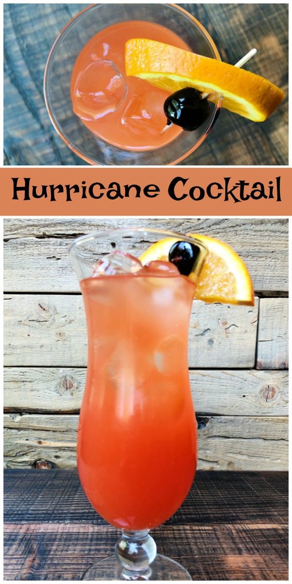 Hurricane Cocktail Recipe - Recipe Girl