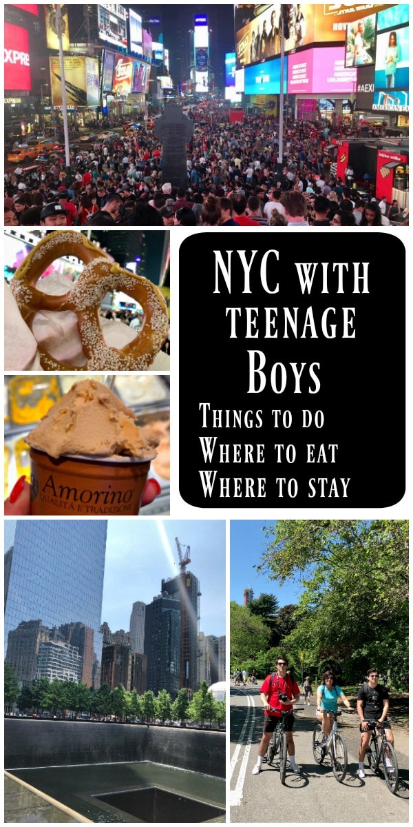 Things to Do in New York City with Teenage Boys : from RecipeGirl.com #newyork #teenagers #travel