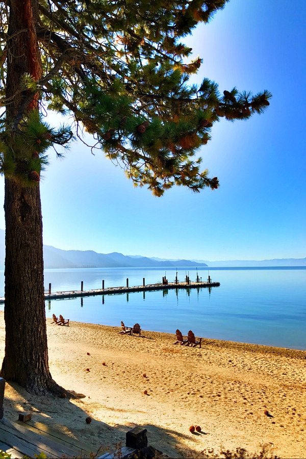 Private Beach at the Hyatt Incline Village Nevada