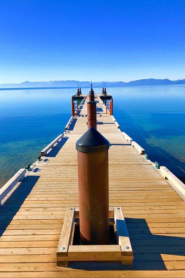 Private Beach Dock at the Hyatt Incline Village Nevada