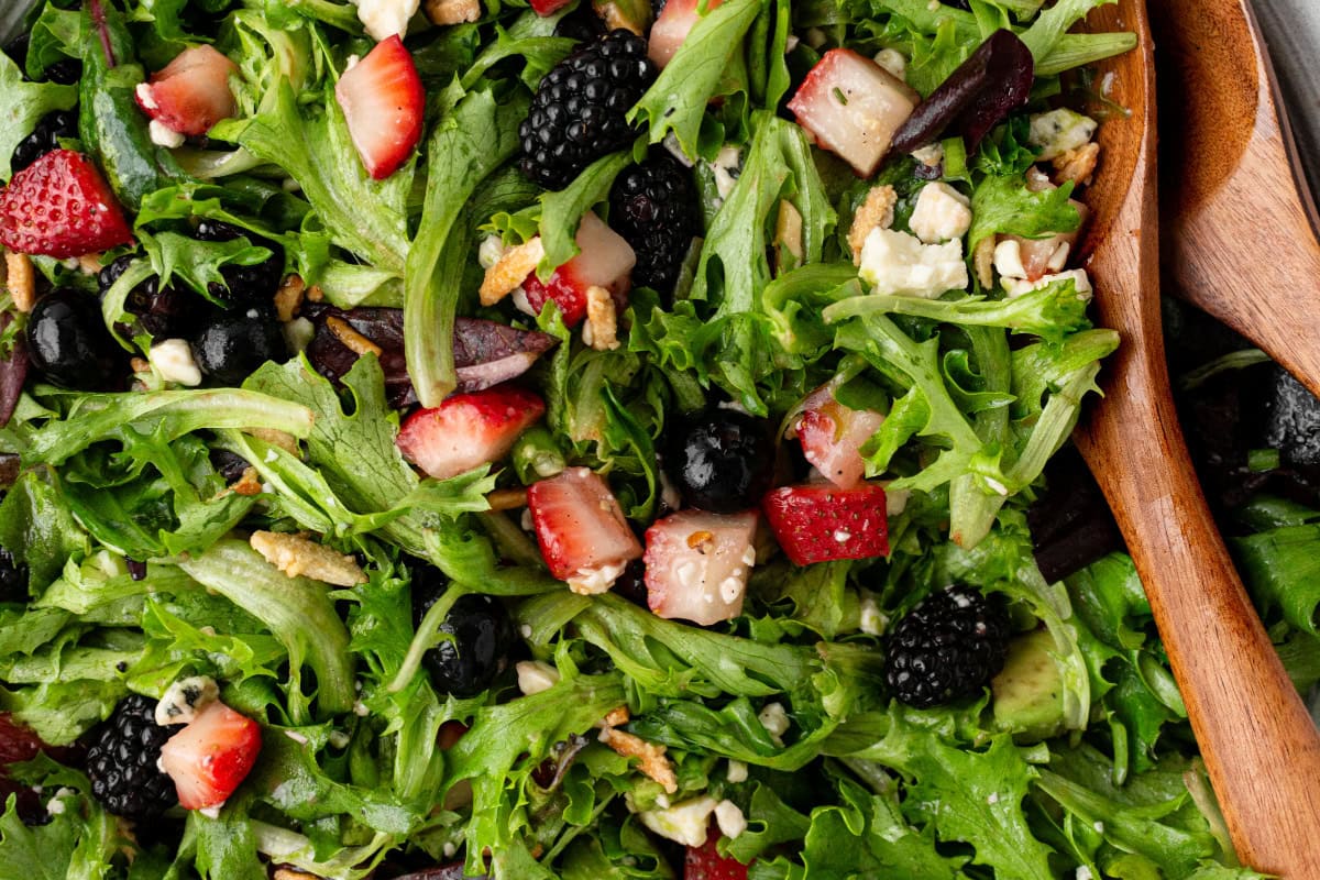 triple berry salad