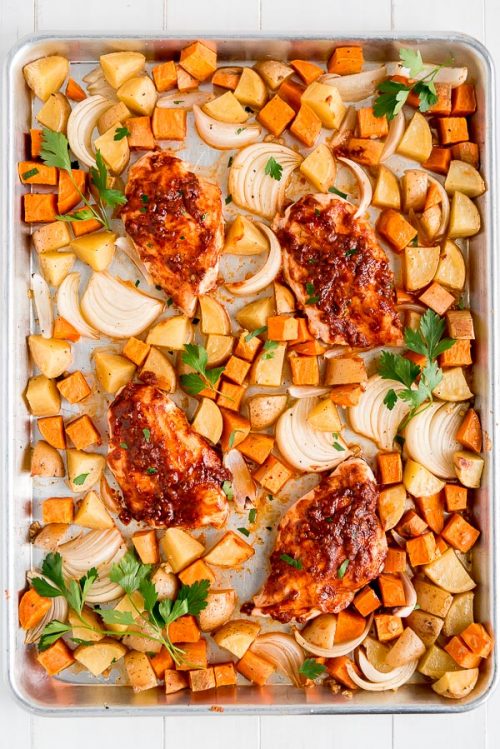 Sheet Pan Paprika Chicken Recipe Girl