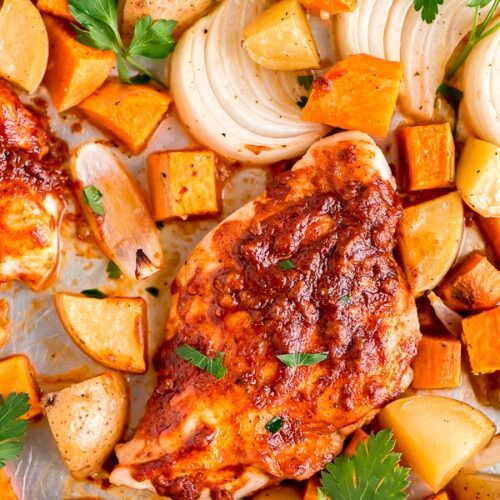 Sheet Pan Paprika Chicken Recipe Girl