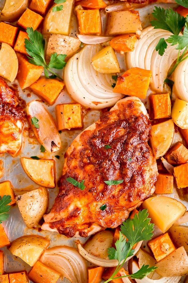 Sheet Pan Paprika Chicken