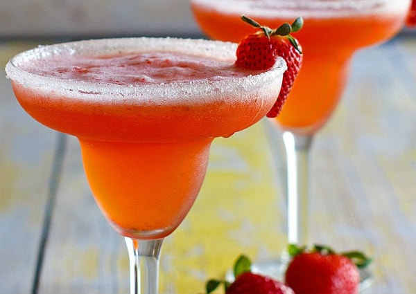 Strawberry Margaritas Recipe Image