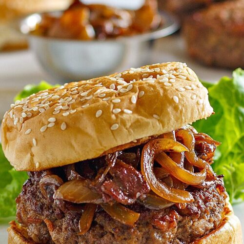 Blue Cheese Burgers Recipe Girl