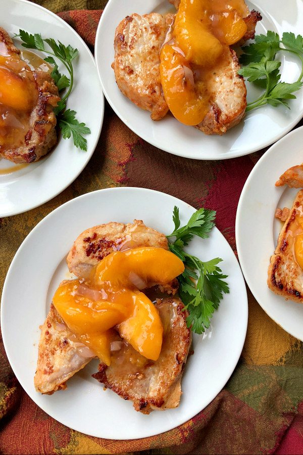 Pork with Peach Sauce