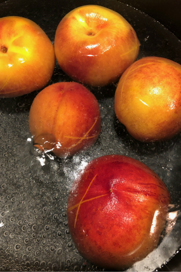 How to Peel Peaches