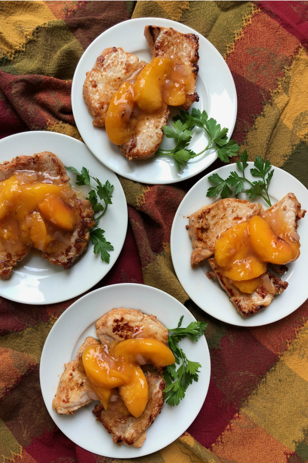 Pork with Peach Sauce