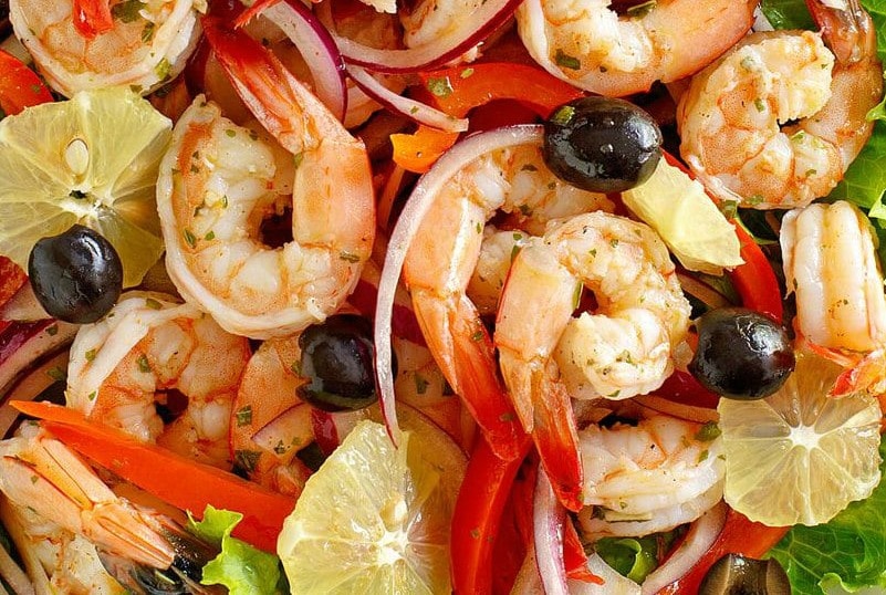Spicy Lemon Shrimp Salad - Recipe Girl