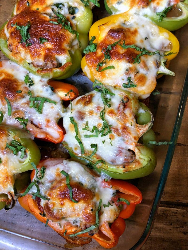 Lasagna Stuffed Peppers