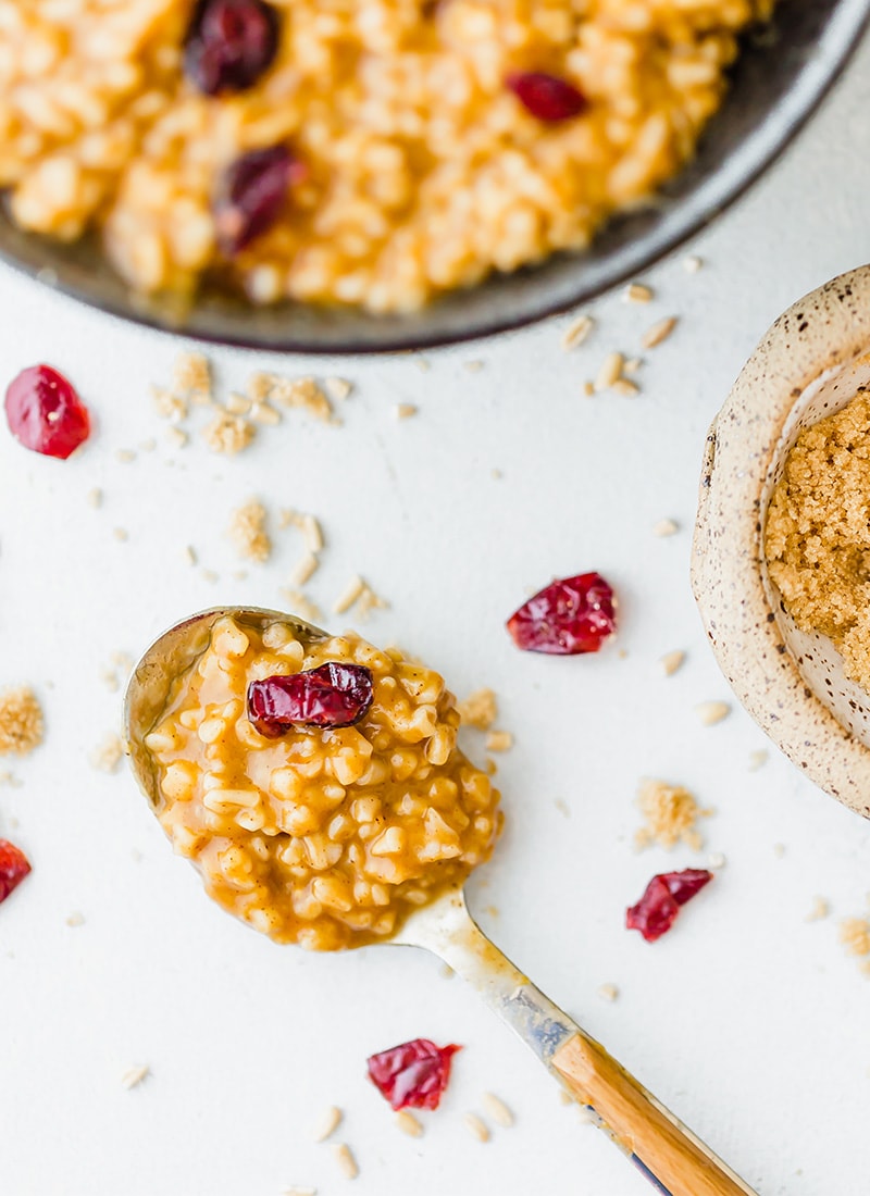 Spoonful of Pumpkin Steel Cut Oats