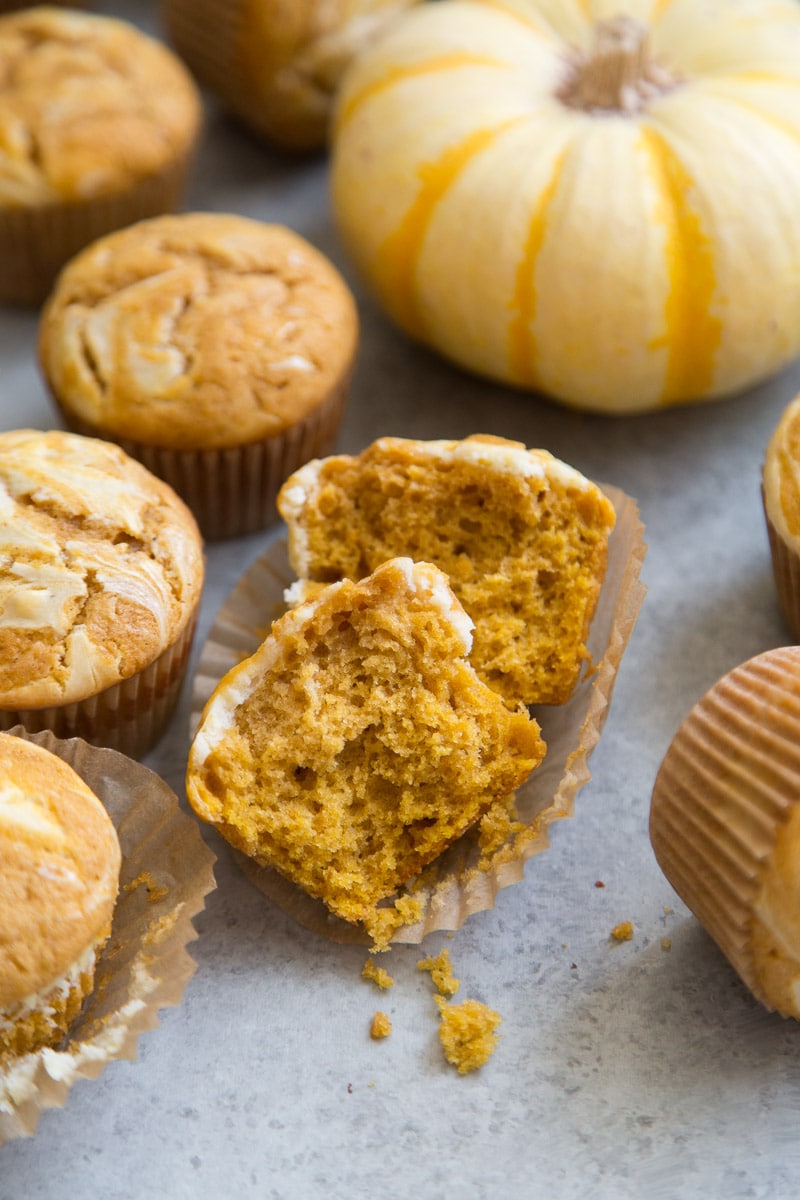 Pumpkin Cream Cheese Muffins