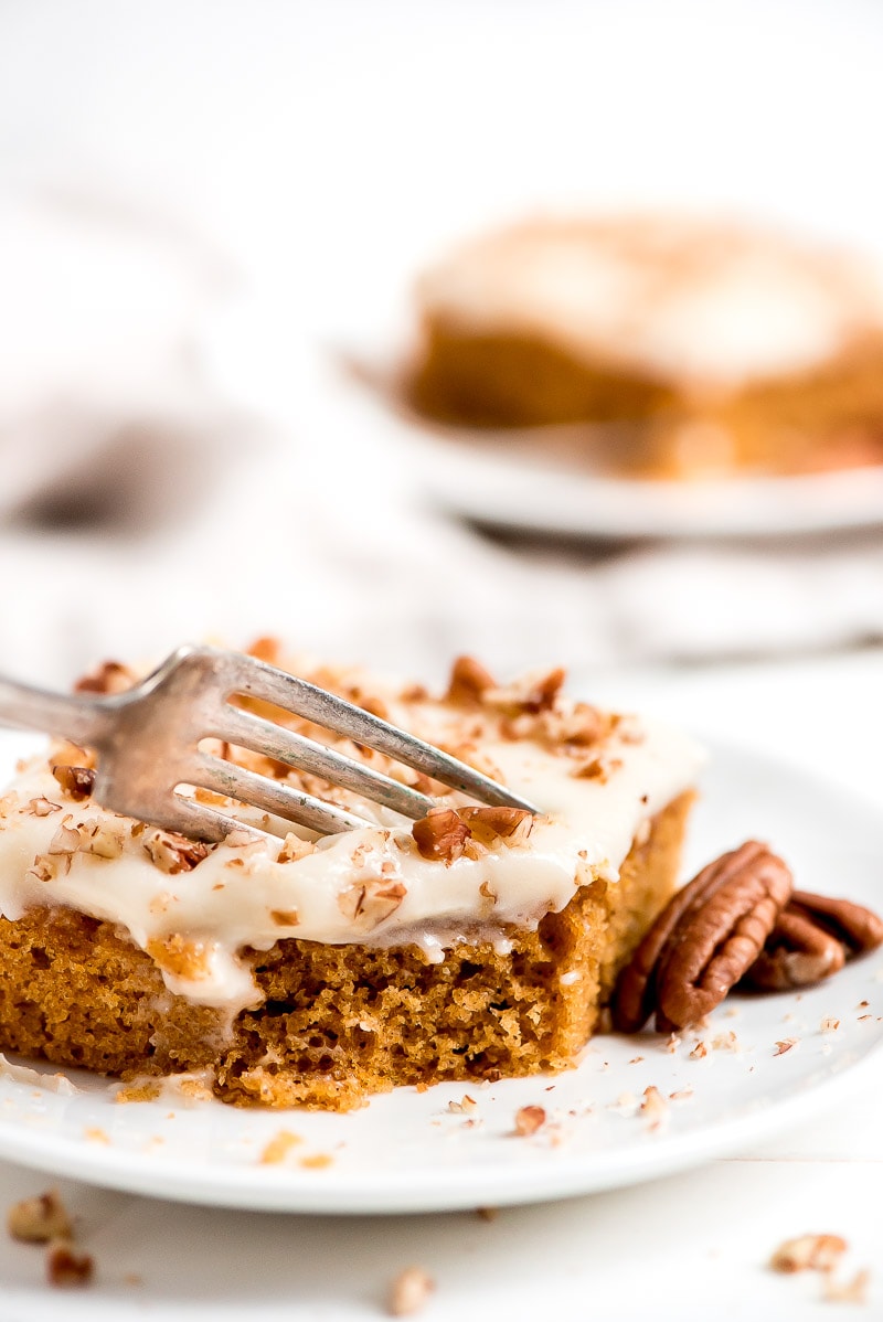 Bite of Pumpkin Sheet Cake