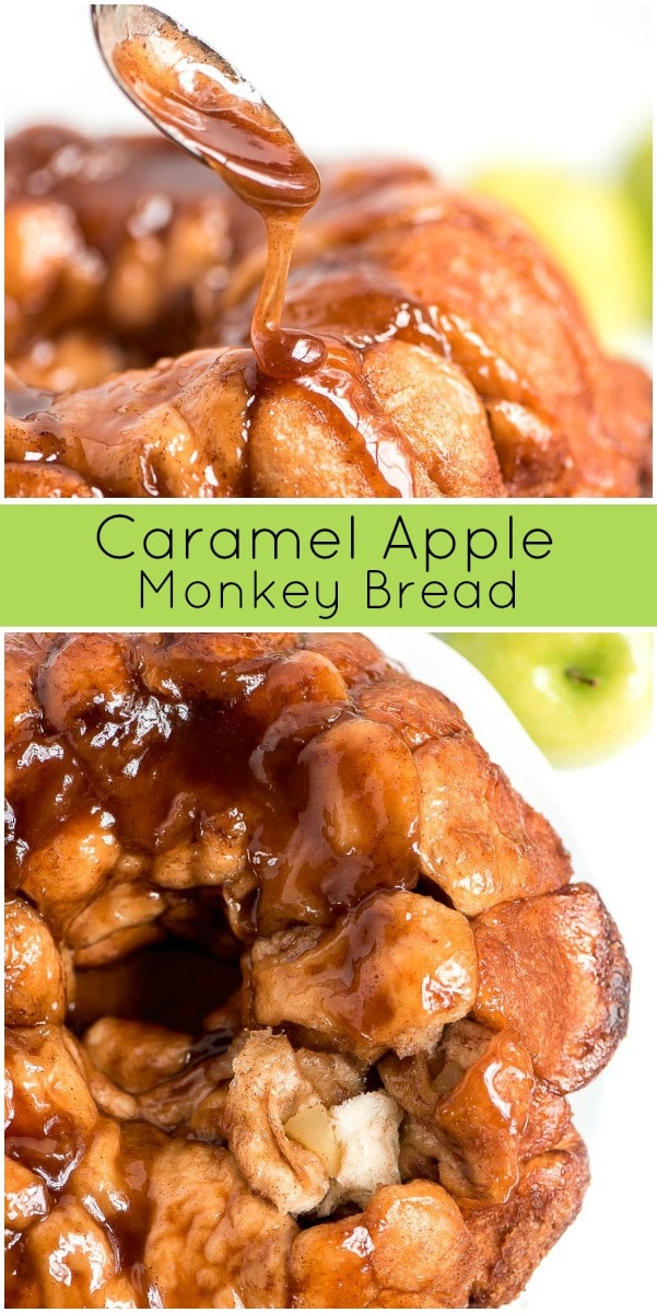 caramel apple monkey bread