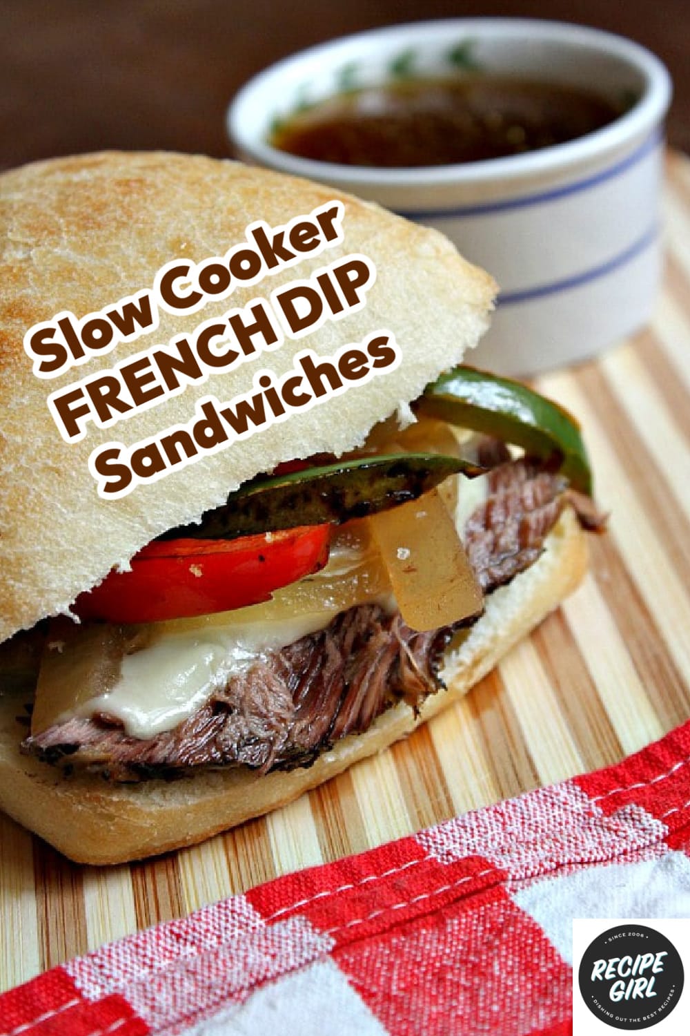 Slow Cooker French Dip Sandwiches