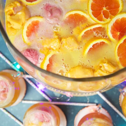 Champagne Mimosa Punch Recipe Girl®