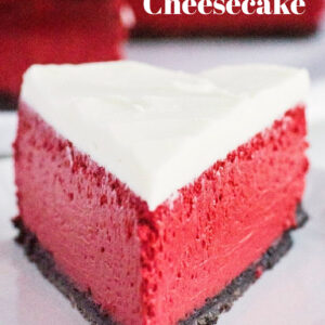 red velvet cheesecake pinterest pin