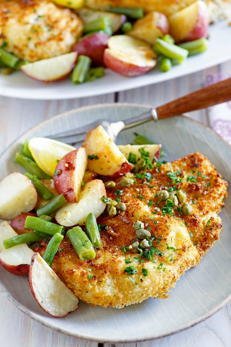 Crispy Chicken Schnitzel - Recipe Girl®